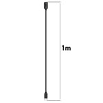 كابل شحن ساعة ذكية رسمي لسامسونج جالاكسي فيت 3، الطول: 1م، USB-C / Type-C، USB-A