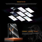 HOTWAV W11 هاتف متين، رؤية ليلية، بطارية 20800mAh، شاشة 6.6 بوصة أندرويد 13 معالج MT8788 ثماني النواة، الشبكة: 4G، OTG، تسجيل المكالمات، 6GB+256GB