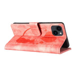 غطاء هاتف من الجلد بنقشة قلم وقلب وقطة بارزة، لهواتف iPhone 14 Plus، iPhone 14، iPhone 14 Pro، iPhone 14 Pro Max، iPhone 7 / 8 / SE 2022، iPhone 13 Pro Max، iPhone 13 Pro، iPhone 13