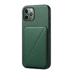 غطاء هاتف بحامل بطاقتين بنقشة جلد عجل D04، لهواتف iPhone 11، iPhone 11 Pro، iPhone X / XS، iPhone XR، iPhone XS Max، iPhone 7 Plus / 8 Plus