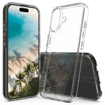 غطاء هاتف من الأكريليك TPU مقاوم للخدش، لهواتف iPhone 17e / 16e، iPhone 17 Pro Max، iPhone 17 Pro، iPhone 17، iPhone Air، iPhone 16 Pro Max، iPhone 16 Pro، iPhone 16 Plus، iPhone 16