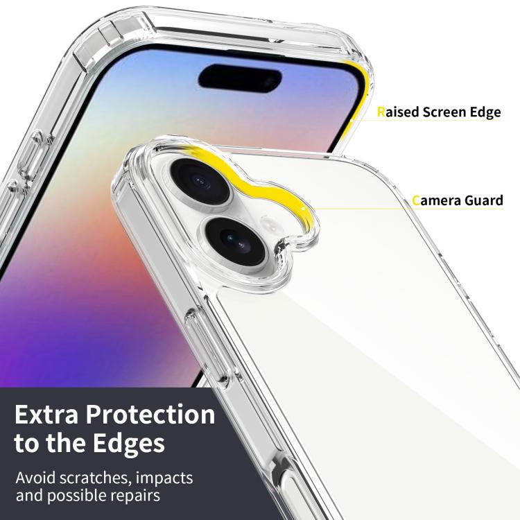 غطاء هاتف من الأكريليك TPU مقاوم للخدش، لهواتف iPhone 17e / 16e، iPhone 17 Pro Max، iPhone 17 Pro، iPhone 17، iPhone Air، iPhone 16 Pro Max، iPhone 16 Pro، iPhone 16 Plus، iPhone 16