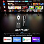 LEMFO DQ10 معالج Allwinner H618 رباعي النواة ARM Cortex A53 جهاز تلفاز أندرويد بدقة 8K، 2GB+16GB
