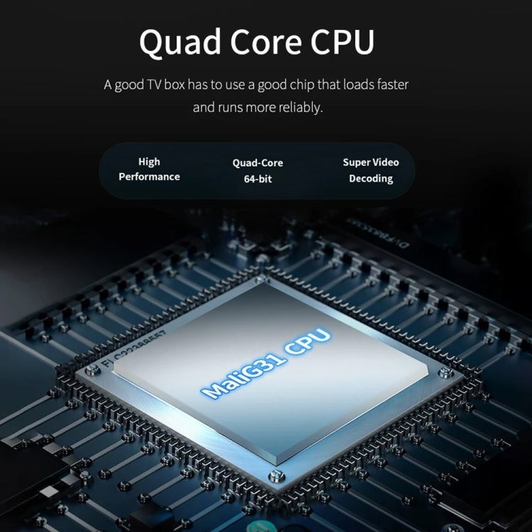MXQ Pro RK3228A صندوق تلفاز شبكي رباعي النواة بدقة 4K HD، 2GB+16GB