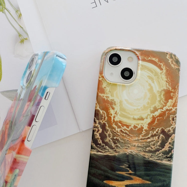 Varnishing Water Stick PC Phone Case, For iPhone 15 Plus, For iPhone 15
