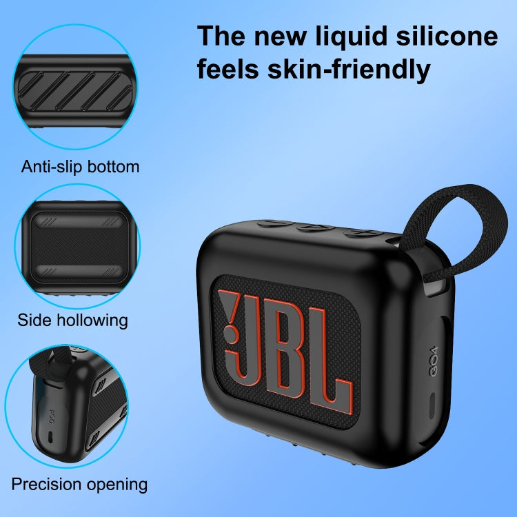 غطاء حماية سيليكون لمكبر صوت بلوتوث لاسلكي، لجهاز JBL Go 4