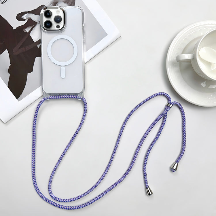 غطاء هاتف مغناطيسي MagSafe من PC + TPU مع حبل معصم، لهواتف iPhone 14 Pro Max، iPhone 13 Pro Max، iPhone 13 Pro، iPhone 13