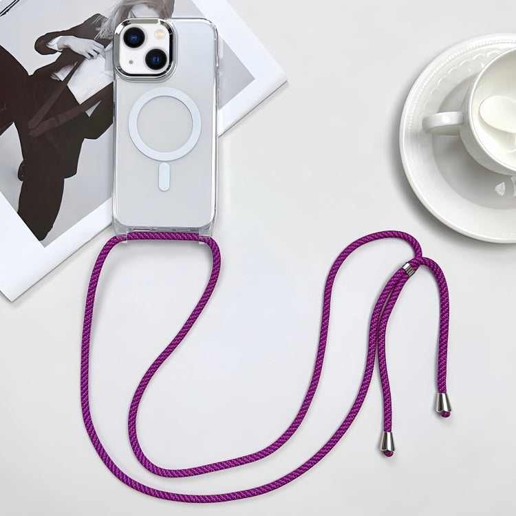 غطاء هاتف مغناطيسي MagSafe من PC + TPU مع حبل معصم، لهواتف iPhone 14 Pro Max، iPhone 13 Pro Max، iPhone 13 Pro، iPhone 13