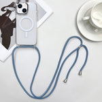 غطاء هاتف مغناطيسي MagSafe من PC + TPU مع حبل معصم، لهواتف iPhone 14 Pro Max، iPhone 13 Pro Max، iPhone 13 Pro، iPhone 13