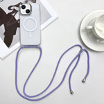 غطاء هاتف مغناطيسي MagSafe من PC + TPU مع حبل معصم، لهواتف iPhone 14 Pro Max، iPhone 13 Pro Max، iPhone 13 Pro، iPhone 13