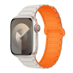 سوار ساعة سيليكون مغناطيسي على شكل I، لساعة Apple Watch SE 2023 مقاس 44 مم، لساعة Apple Watch SE 2023 مقاس 40 مم، لساعة Apple Watch Ultra 2 مقاس 49 مم