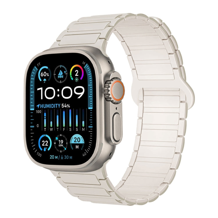 سوار ساعة سيليكون مغناطيسي على شكل I، لساعة Apple Watch SE 2023 مقاس 44 مم، لساعة Apple Watch SE 2023 مقاس 40 مم، لساعة Apple Watch Ultra 2 مقاس 49 مم