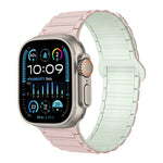 سوار ساعة سيليكون مغناطيسي على شكل I، لساعة Apple Watch SE 2023 مقاس 44 مم، لساعة Apple Watch SE 2023 مقاس 40 مم، لساعة Apple Watch Ultra 2 مقاس 49 مم