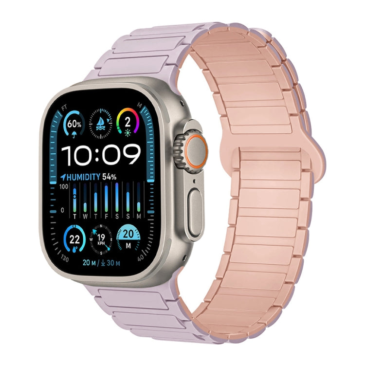 سوار ساعة سيليكون مغناطيسي على شكل I، لساعة Apple Watch SE 2023 مقاس 44 مم، لساعة Apple Watch SE 2023 مقاس 40 مم، لساعة Apple Watch Ultra 2 مقاس 49 مم
