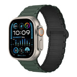 سوار ساعة سيليكون مغناطيسي على شكل I، لساعة Apple Watch SE 2023 مقاس 44 مم، لساعة Apple Watch SE 2023 مقاس 40 مم، لساعة Apple Watch Ultra 2 مقاس 49 مم
