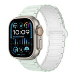 سوار ساعة سيليكون مغناطيسي على شكل I، لساعة Apple Watch SE 2023 مقاس 44 مم، لساعة Apple Watch SE 2023 مقاس 40 مم، لساعة Apple Watch Ultra 2 مقاس 49 مم