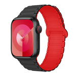 سوار ساعة سيليكون مغناطيسي على شكل I، لسلسلة Apple Watch 9 مقاس 45 مم، لسلسلة Apple Watch 9 مقاس 41 مم، لساعة Apple Watch Ultra مقاس 49 مم