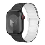 سوار ساعة سيليكون مغناطيسي على شكل I، لسلسلة Apple Watch 9 مقاس 45 مم، لسلسلة Apple Watch 9 مقاس 41 مم، لساعة Apple Watch Ultra مقاس 49 مم