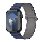 سوار ساعة سيليكون مغناطيسي على شكل I، لسلسلة Apple Watch 9 مقاس 45 مم، لسلسلة Apple Watch 9 مقاس 41 مم، لساعة Apple Watch Ultra مقاس 49 مم
