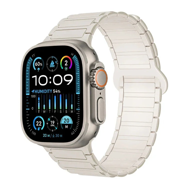 I-Shaped Magnetic Silicone Watch Band