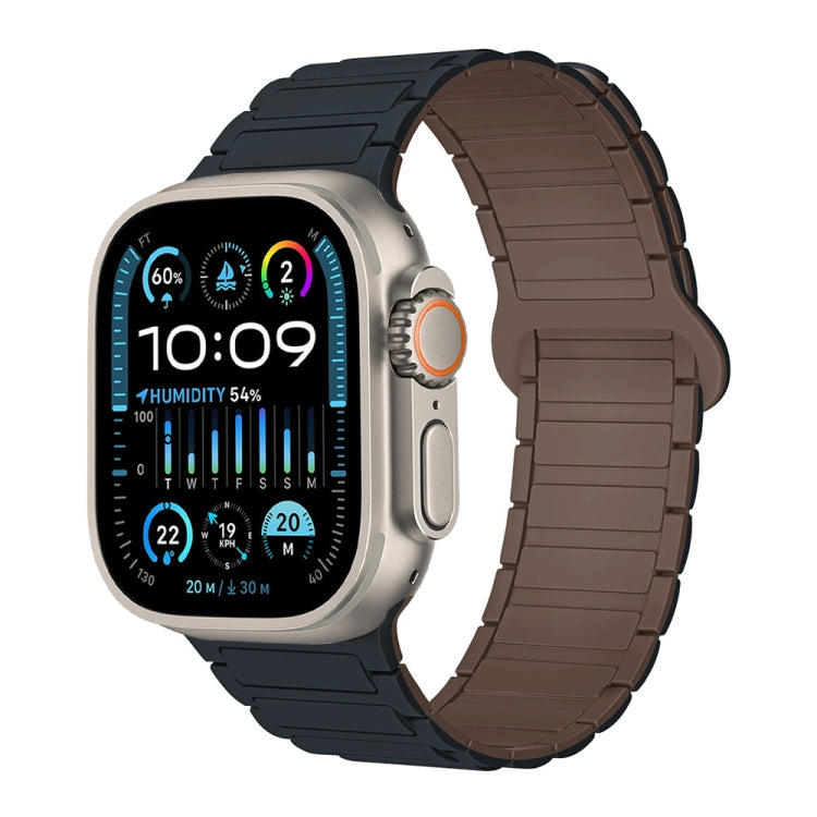 سوار ساعة سيليكون مغناطيسي على شكل I، لسلسلة Apple Watch 9 مقاس 45 مم، لسلسلة Apple Watch 9 مقاس 41 مم، لساعة Apple Watch Ultra مقاس 49 مم