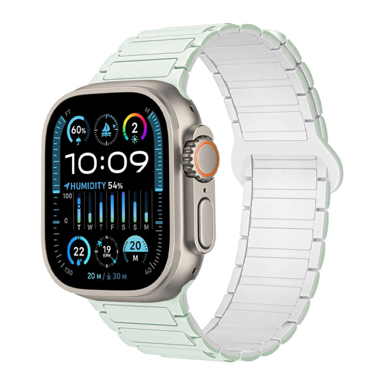 سوار ساعة سيليكون مغناطيسي على شكل I، لسلسلة Apple Watch 9 مقاس 45 مم، لسلسلة Apple Watch 9 مقاس 41 مم، لساعة Apple Watch Ultra مقاس 49 مم