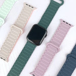 سوار ساعة سيليكون مغناطيسي على شكل I، لساعة Apple Watch SE 2023 مقاس 44 مم، لساعة Apple Watch SE 2023 مقاس 40 مم، لساعة Apple Watch Ultra 2 مقاس 49 مم