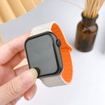 سوار ساعة سيليكون مغناطيسي على شكل I، لساعة Apple Watch SE 2023 مقاس 44 مم، لساعة Apple Watch SE 2023 مقاس 40 مم، لساعة Apple Watch Ultra 2 مقاس 49 مم