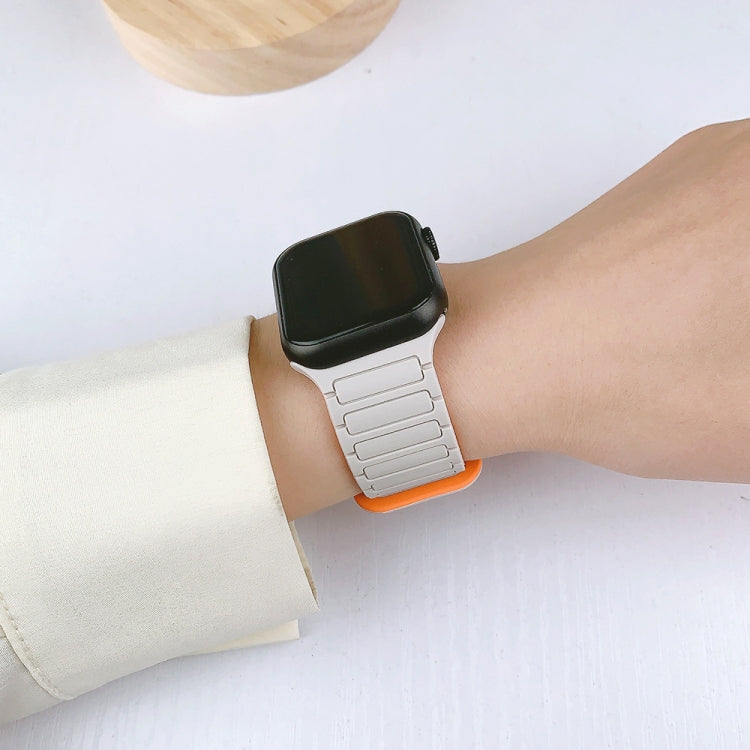 سوار ساعة سيليكون مغناطيسي على شكل I، لسلسلة Apple Watch 9 مقاس 45 مم، لسلسلة Apple Watch 9 مقاس 41 مم، لساعة Apple Watch Ultra مقاس 49 مم