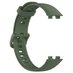 Solid Color Colorful Buckle Silicone Watch Band, For Huawei Band 10 / 9 / 8
