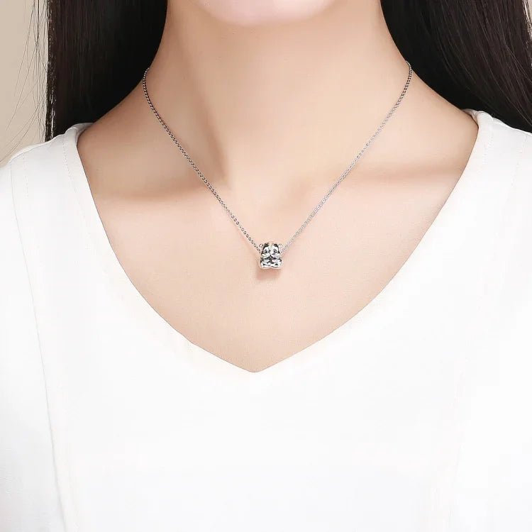 خرز هامستر صغير من الفضة الإسترلينية S925 إكسسوارات سوار وعقد DIY