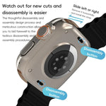 سوار ساعة سيليكون ZGA Ocean، لسلسلة Apple Watch 4 مقاس 44مم، لسلسلة Apple Watch 3 مقاس 42مم، لسلسلة Apple Watch 2 مقاس 42مم، لـ Apple Watch مقاس 42مم