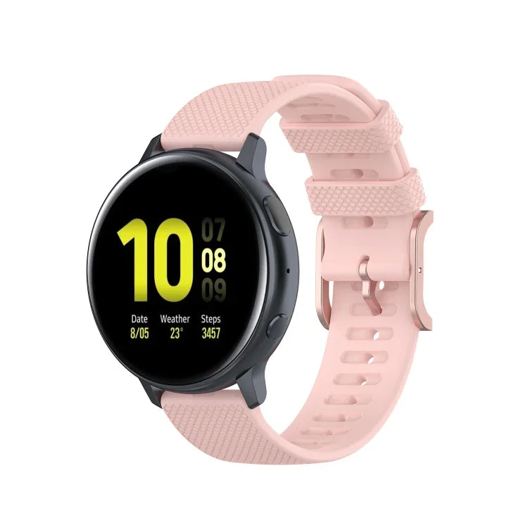 سوار معصم بنقشة نقاط مقاس 20مم، لساعات Galaxy Watch Active 3 / Active 2 / Active، وللساعات Polar Ignite