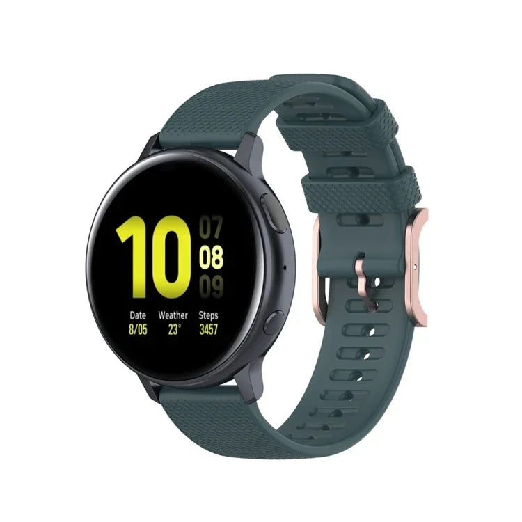 سوار معصم بنقشة نقاط مقاس 20مم، لساعات Galaxy Watch Active 3 / Active 2 / Active، وللساعات Polar Ignite