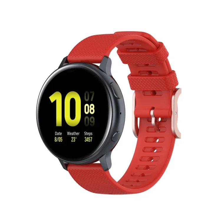 سوار معصم بنقشة نقاط مقاس 20مم، لساعات Galaxy Watch Active 3 / Active 2 / Active، وللساعات Polar Ignite