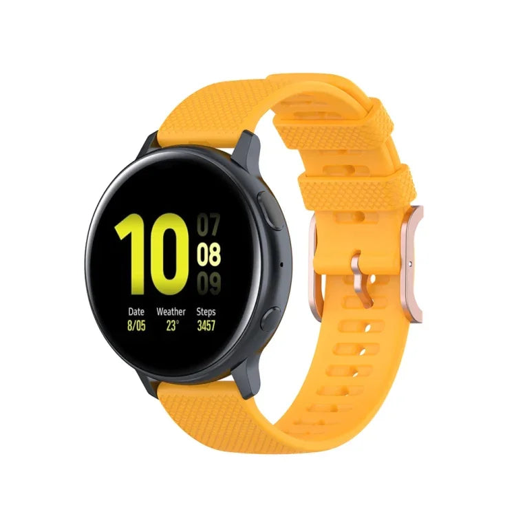 سوار معصم بنقشة نقاط مقاس 20مم، لساعات Galaxy Watch Active 3 / Active 2 / Active، وللساعات Polar Ignite