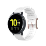 سوار معصم بنقشة نقاط مقاس 20مم، لساعات Galaxy Watch Active 3 / Active 2 / Active، وللساعات Polar Ignite