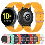 سوار معصم بنقشة نقاط مقاس 20مم، لساعات Galaxy Watch Active 3 / Active 2 / Active، وللساعات Polar Ignite