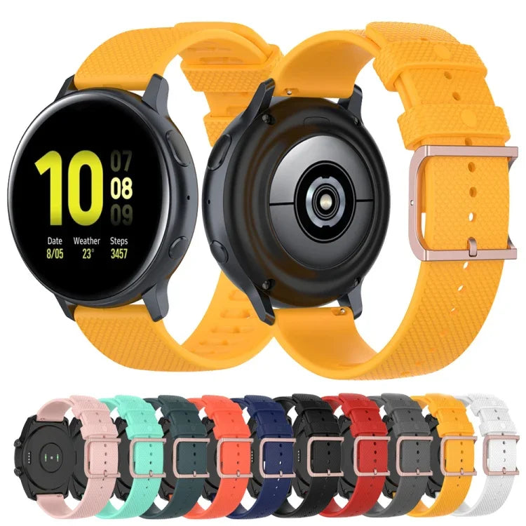 سوار معصم بنقشة نقاط مقاس 20مم، لساعات Galaxy Watch Active 3 / Active 2 / Active، وللساعات Polar Ignite
