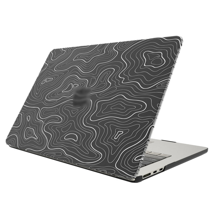 غطاء حماية غير لامع بطبعة UV للابتوب، لأجهزة MacBook Air 11.6 A1370 / A1465، MacBook Pro 13.3 A1278