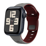 سوار ساعة سيليكون بقفل عكسي بنمط الموجة، لسلسلة Apple Watch 10 مقاس 46 مم، لسلسلة Apple Watch 10 مقاس 42 مم، لسلسلة Apple Watch SE 2023 مقاس 44 مم، لسلسلة Apple Watch SE 2023 مقاس 40 مم