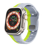 سوار ساعة سيليكون بقفل عكسي بنمط الموجة، لسلسلة Apple Watch Ultra 2 مقاس 49 مم، لسلسلة Apple Watch 9 مقاس 45 مم، لسلسلة Apple Watch 9 مقاس 41 مم، لسلسلة Apple Watch Ultra مقاس 49 مم