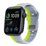 سوار ساعة سيليكون بقفل عكسي بنمط الموجة، لسلسلة Apple Watch 8 مقاس 41 مم، لسلسلة Apple Watch 8 مقاس 45 مم، لسلسلة Apple Watch SE 2022 مقاس 40 مم، لسلسلة Apple Watch SE 2022 مقاس 44 مم