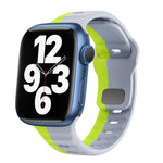 سوار ساعة سيليكون بقفل عكسي بنمط الموجة، لسلسلة Apple Watch 7 مقاس 41 مم، لسلسلة Apple Watch 7 مقاس 45 مم، لسلسلة Apple Watch SE مقاس 40 مم، لسلسلة Apple Watch SE مقاس 44 مم