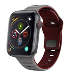سوار ساعة سيليكون بقفل عكسي بنمط الموجة، لسلسلة Apple Watch 4 مقاس 44 مم، لسلسلة Apple Watch 4 مقاس 40 مم، لسلسلة Apple Watch 3 مقاس 38 مم، لسلسلة Apple Watch 3 مقاس 42 مم