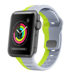 سوار ساعة سيليكون بقفل عكسي بنمط الموجة، لسلسلة Apple Watch 2 مقاس 42 مم، لسلسلة Apple Watch 2 مقاس 38 مم، لسلسلة Apple Watch مقاس 42 مم، لسلسلة Apple Watch مقاس 38 مم