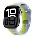 سوار ساعة سيليكون بقفل عكسي بنمط الموجة، لسلسلة Apple Watch 10 مقاس 46 مم، لسلسلة Apple Watch 10 مقاس 42 مم، لسلسلة Apple Watch SE 2023 مقاس 44 مم، لسلسلة Apple Watch SE 2023 مقاس 40 مم
