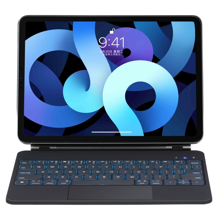غطاء جلد للوحة مفاتيح بلوتوث مع لوحة لمس، لجهاز iPad Air 11 2025 / 2024 / Pro 11 2022
