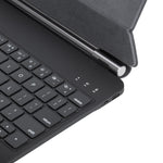 غطاء جلد للوحة مفاتيح بلوتوث مع لوحة لمس، لجهاز iPad Air 11 2025 / 2024 / Pro 11 2022