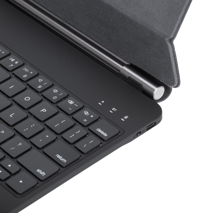 غطاء جلد للوحة مفاتيح بلوتوث مع لوحة لمس، لجهاز iPad Air 11 2025 / 2024 / Pro 11 2022